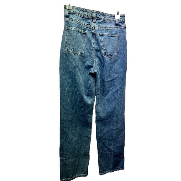 Shein High Waist Letter and Cartoon Graphic Jeans Size: XS Color: Blue - Picture 2 of 12